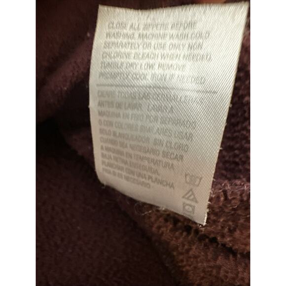 Champion Performance Men’s Maroon & Black Zip Up Fleece Jacket Size Large - Picture 7 of 7